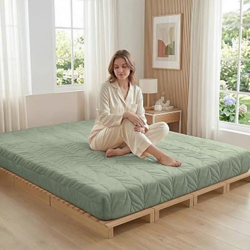 ZonLi Japanese Floor Mattress Futon Mattress Twin Size 6 Inch Thick