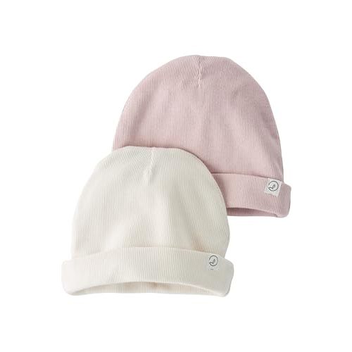 Little Planet by Carter's Unisex Baby 2-Pack Caps Made with Organic Cotton
