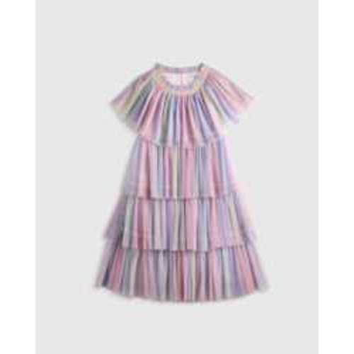 Recycled Tulle Tiered Dress - Toddler in Pale Pink