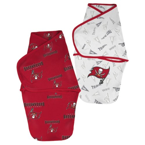 Newborn & Infant Red/White Tampa Bay Buccaneers Cocoon Two-Piece Swaddle Set