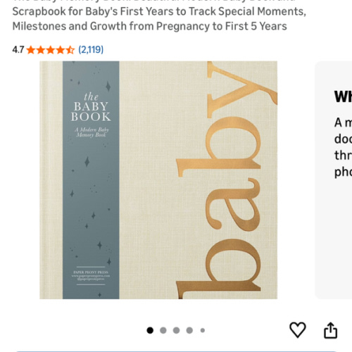 The Baby Memory Book: Beautiful Modern Baby Book and Scrapbook for Baby's First Years to Track Special Moments, Milestones and Growth from Pregnancy to First 5 Years