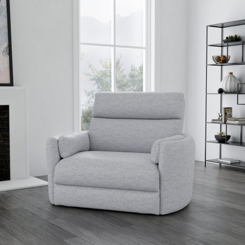 Wade Logan® Bre Extra Wide Power Glider Recliner with Round Arms & Reviews | Wayfair
