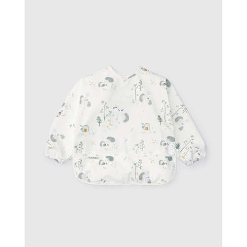 Long Sleeve Bib - Hedgehogs
