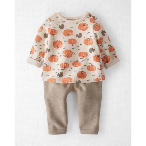 Baby Boy 2-Piece Organic Cotton Set in Harvest Pumpkins Print - Little Planet | Carter's