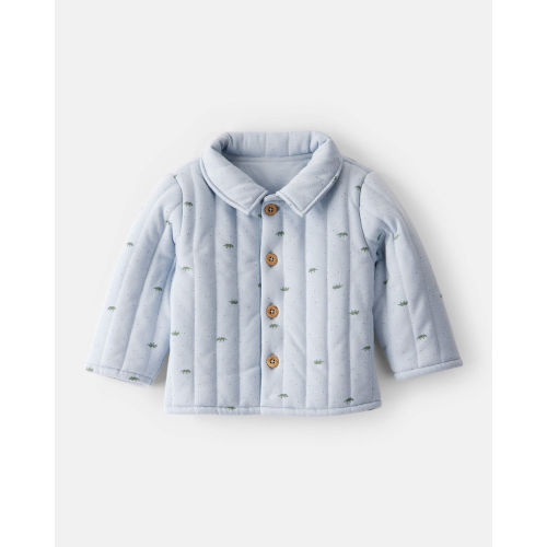 Baby Boy Dinosaur Quilted Cardigan - Blue - Carter's | Carter's