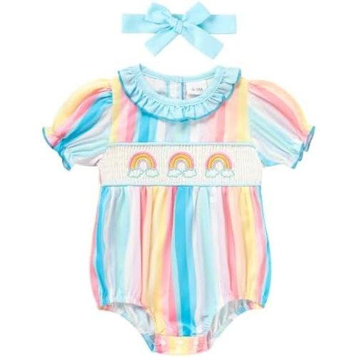 GRNSHTS Baby Girl Romper Newborn Clothes Bodysuit Jumpsuit Baby Girl Clothes Outfit 0-18M