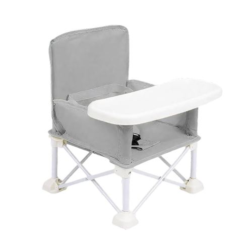 Portable Baby Seat Travel,Compact Folding Baby Chair with Safety Straps,Perfect for Travel, Camping,Beach