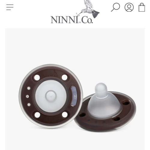 Ninni Pacifier- Cocoa 2 Pack Pacifier Like Breast – Ninni Co