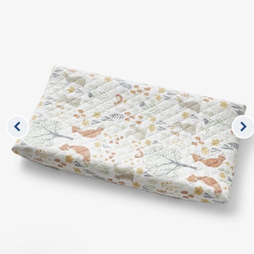 Forest Animals Quilted Changing Pad Cover | The Company Store