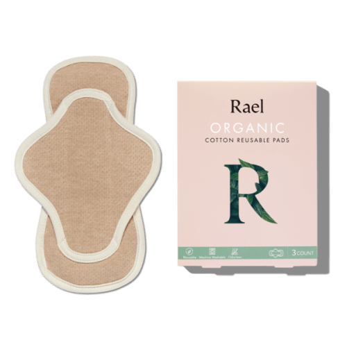 Organic Cotton Reusable Pads | Rael