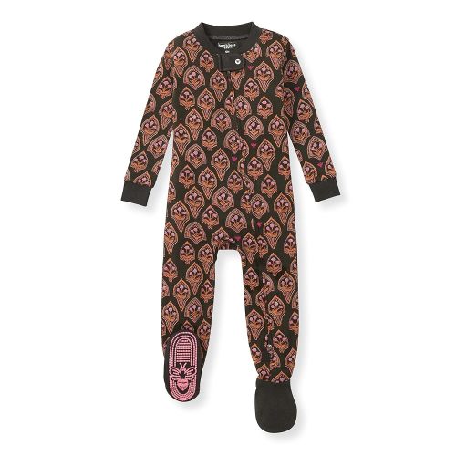 Burt's Bees Baby Girls' Snug Fit One-Piece Footed Non-Slip Sleeper Pajamas