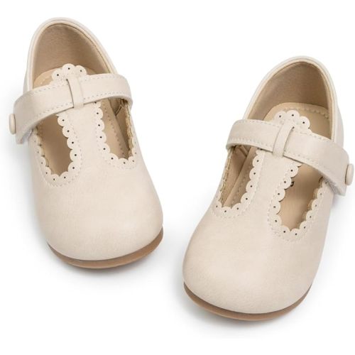 Mary Jane Little Girls Dress Shoes Toddler Baby Ballet Flats Flower Girls Wedding Party Bow Princess Kid Shoes