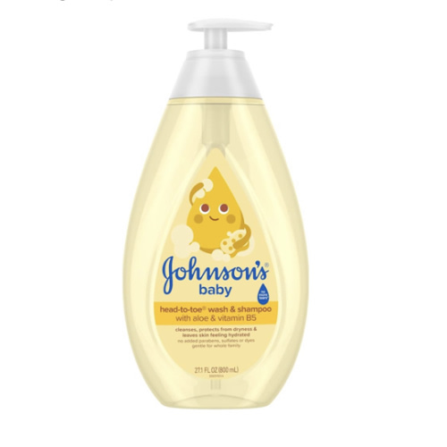Johnson's Head-To-Toe Gentle Baby Body Wash & Shampoo For Sensitive Skin - 27.1 fl oz