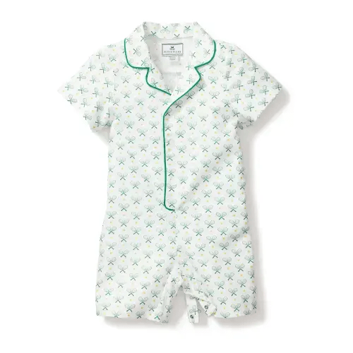 Baby's Twill Summer Romper in Match Point