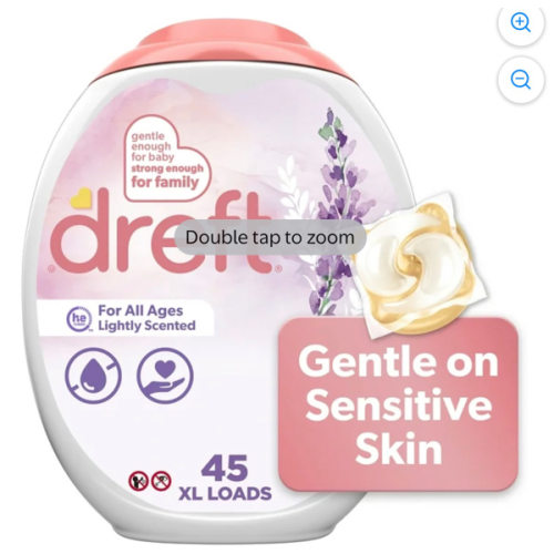 Dreft, Baby Laundry Detergent XL Pacs, 45 count, Sensitive Skin - Walmart.com