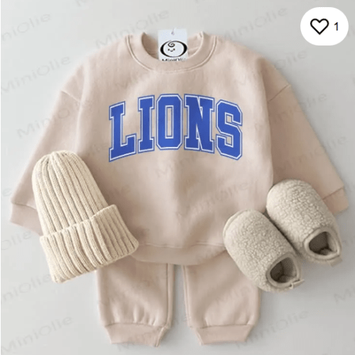 LIONS Baby 2-piece Beige Set 12-18 month