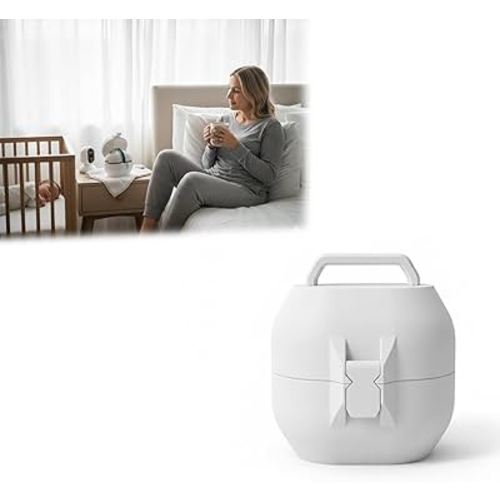 Breast Pump Holder for Motif Aura Glow, Hands Pump Carrying Case, Keep The Pump Upright to Prevent Leakage, Suitable for Placement Between Uses, Easy Carrying, Postpartum Gift