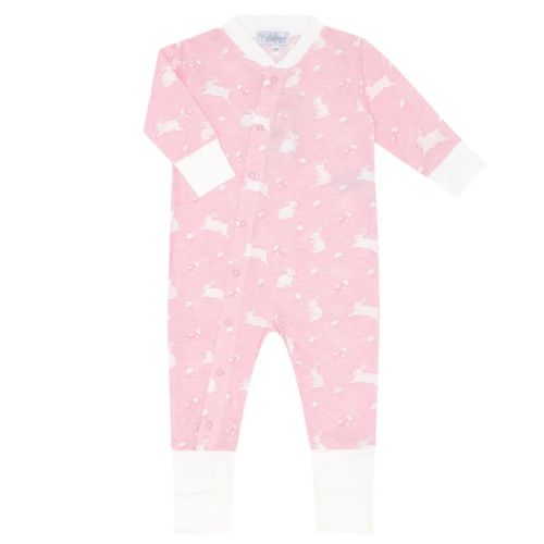 Pink Bunny Cotton Coverall