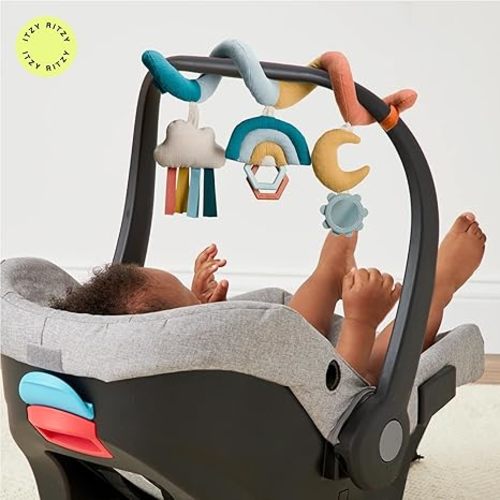 Itzy Ritzy Spiral Car Seat & Stroller Activity Toy - (Rainbow)