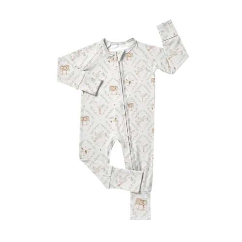 Heirloom Lullaby Zipper Romper – Laney Baby