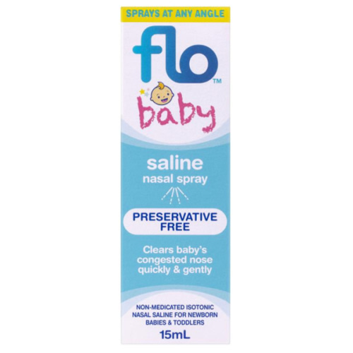 CHEMIST WAREHOUSE Flo Baby Saline + Nasal Spray 15ml