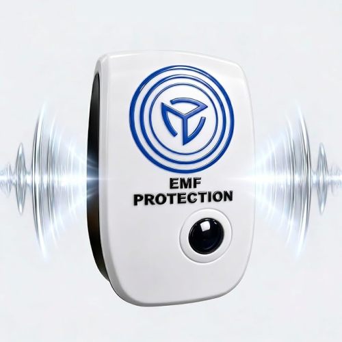 Whole House EMF Protection Neutralizer - EMF Blocker for Home & Office - Plug-in Electromagnetic Field Shielding & Harmonic Resonance Harmonizer - Covers up to 3000 Sq Ft - Travel Read (Medium)