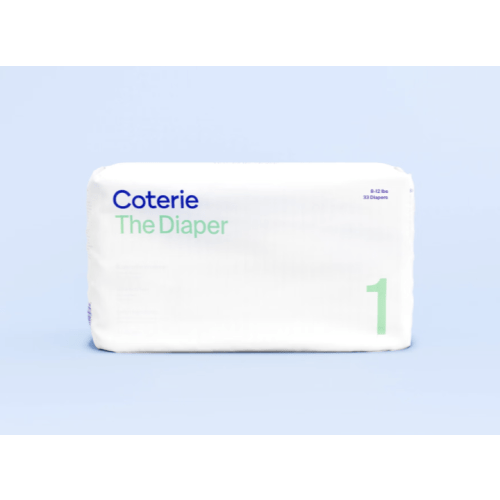 Coterie Ultra Soft Diapers, Monthly Supply - Newborn, 186 Count
