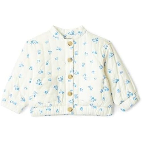 Amazon Essentials x Sofia Grainge Toddlers and Baby Girls' Cotton Sateen Lightweight Printed Jacket