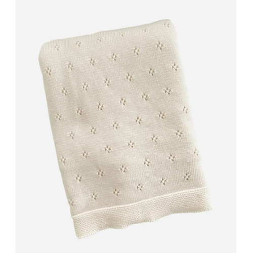 Cotton Heirloom Pique Blanket