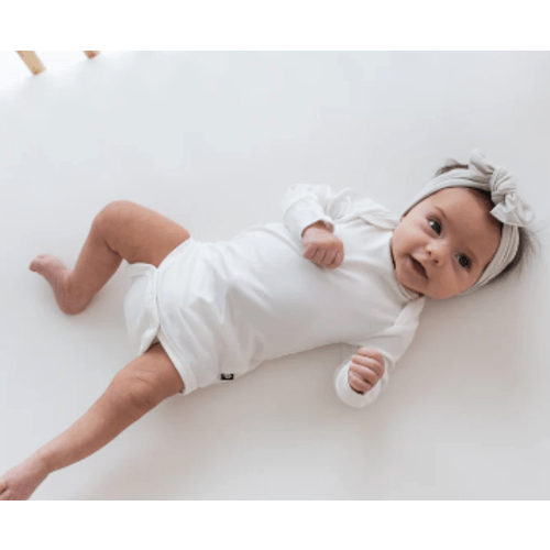 Knotted Bow Headband in Oat