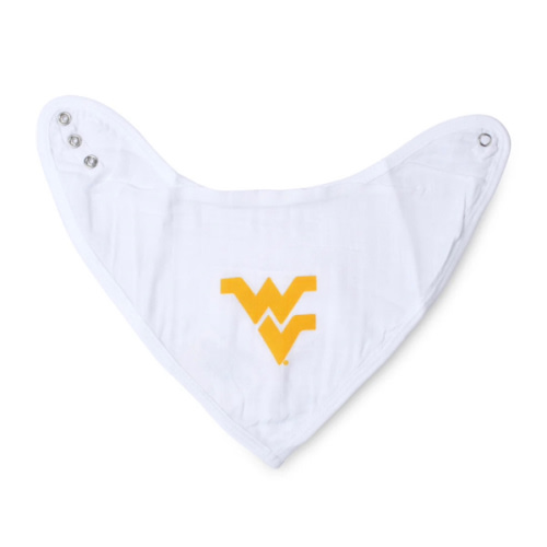 West Virginia University Bandana Bib – Three Little Anchors