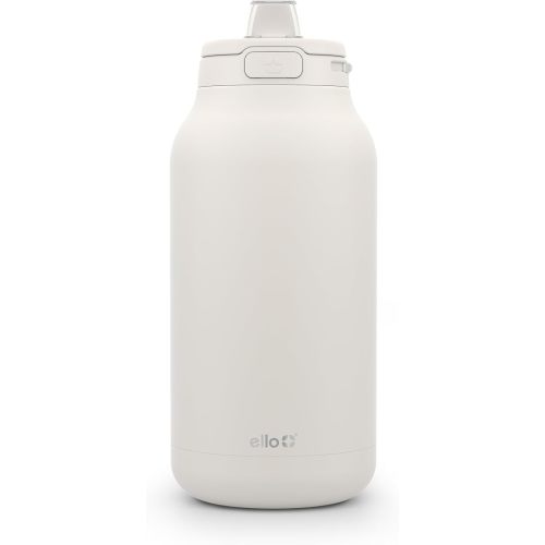 Ello Hydra 64oz Half Gallon Vacuum Insulated Stainless Steel Jug, Cream
