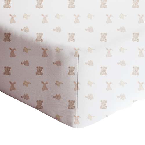 Drap Contour pour Lit de Bébé - Peluches