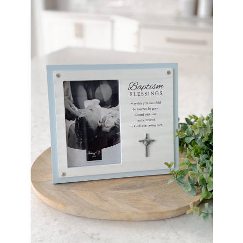 Baptism Frame - Blue
