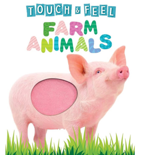 Touch and Feel Farm Animals - Novelty Book - Children's Board Book - Interactive Fun Child's Book