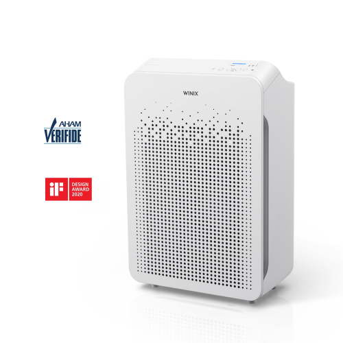 Restored Winix C545 Air Purifier with True HEPA and Carbon Filter for Smoke, Allergens, Odors (White, 1 Count)