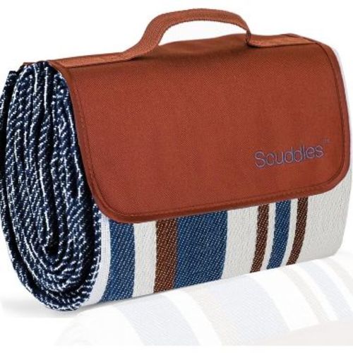 SCUDDLES Compact Picnic Blanket - SCPRBL60 - Extra-Large Waterproof Outdoor Mat with Carry Strap