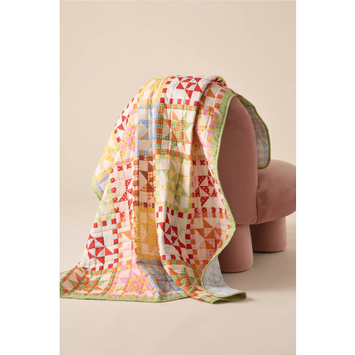 ban.do Quilted Patchwork Throw Blanket