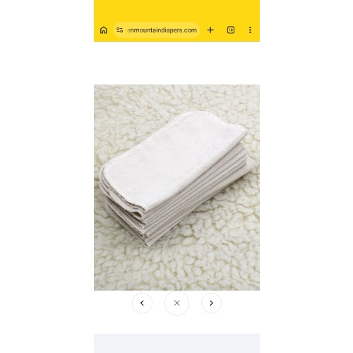 Cloth-eez Birdseye Wipes - Natural