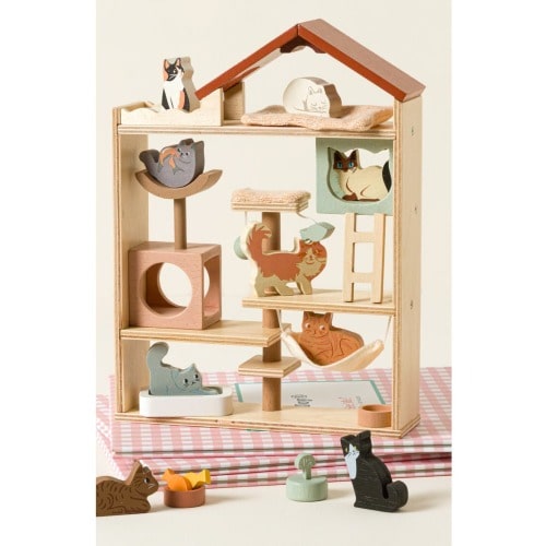Purrfect Guests Cat Hotel Playset by Tender Leaf Groups, Inc