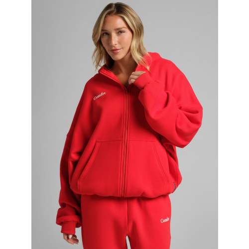 Cloud Zip Hoodie - Mega | Slouchy Zip Up Sweatshirt