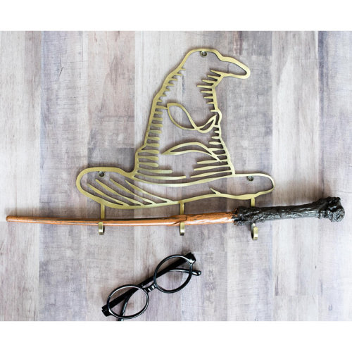 Ukonic Harry Potter Hogwarts Sorting Hat Wall Hook Storage Rack | Wayfair