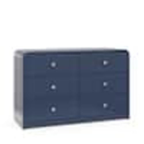 Storkcraft Santos Midnight Blue 6-Drawer 48.13 in. Wide Dresser 03766-15M