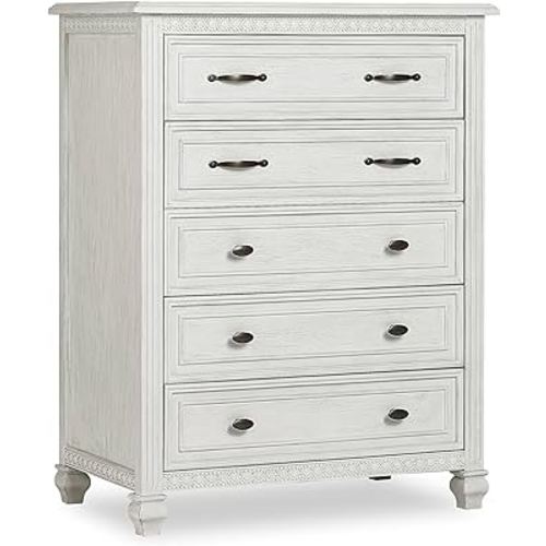 Evolur Madison Tall Chest, Antique Grey Mist