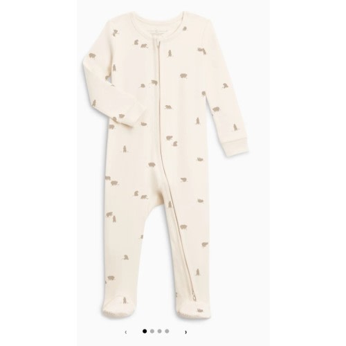 Peyton Zipper Sleeper - bear