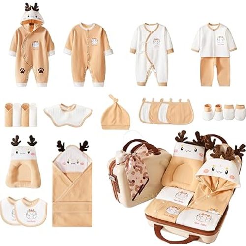 Newborn Clothing & Accessory Set,For New Born to 6 Months,Boy Outfits,Baby Girl Gifts Clothes Essentials