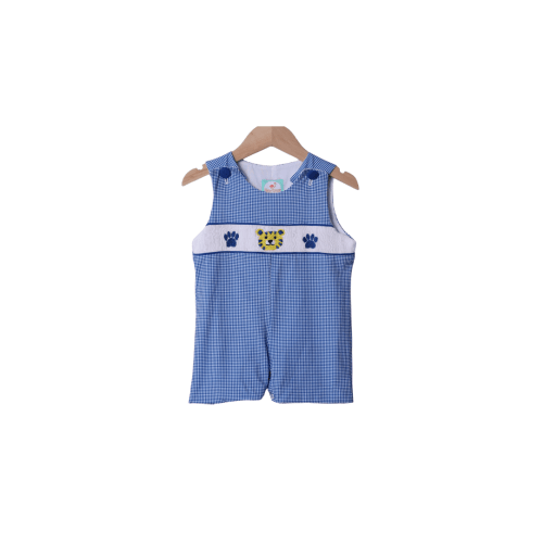 Smocked Blue Wildcat Jon Jon