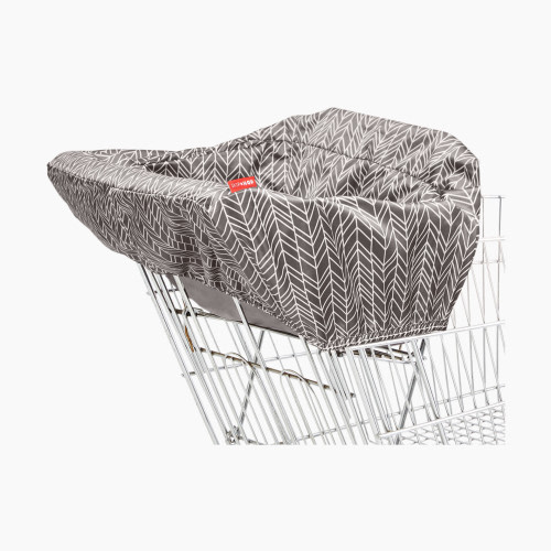 Skip Hop Take Cover Shopping Cart Cover - Grey Feather