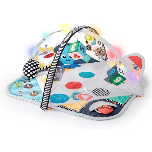 Baby Einstein Sensory Play Space Newborn-to-Toddler Discovery Gym and Play Mat, Ages Newborn +