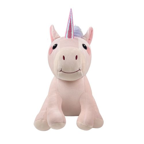 The Big One® Pink Unicorn Plushable Pillow